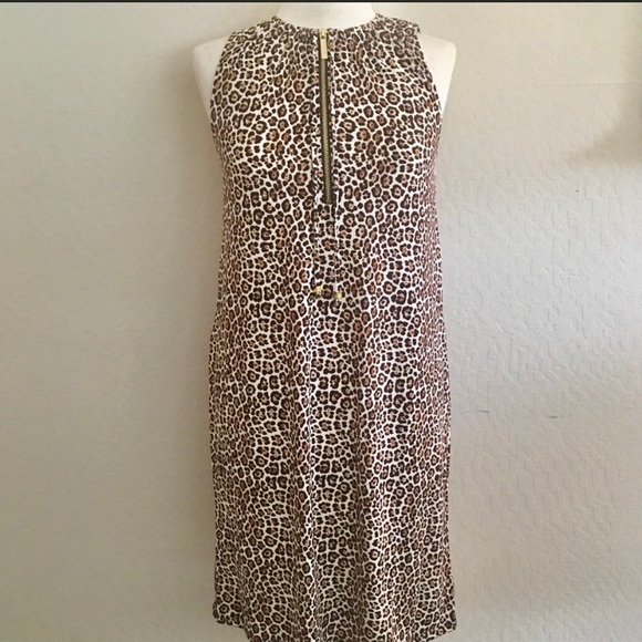 ⭐️NWT Michael Kors Leopard Dress.  Never worn! - Picture 1 of 8